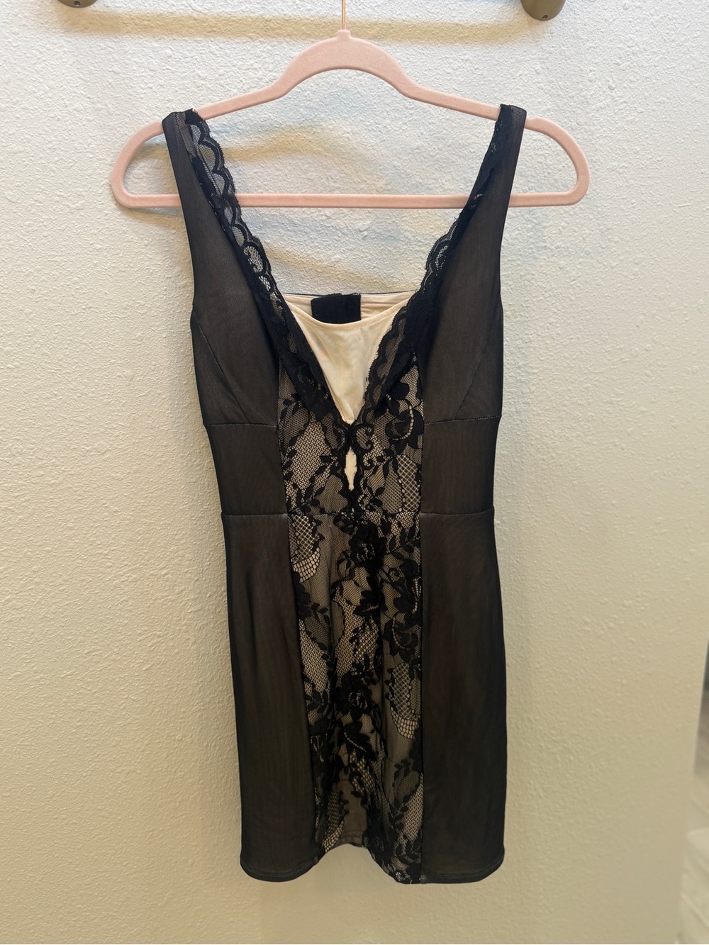 bebe Black mini dress